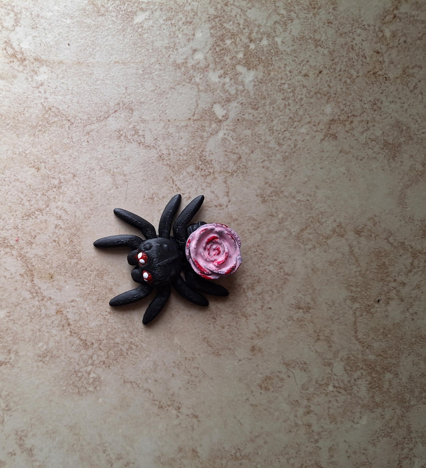 3D articulated small spiders / 3d printed spider insect animals / floral holiday halloween spider knick knack Fidget figurines butterfly