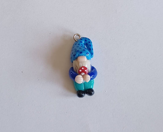 Kawaii fairy gnome toadstool charms / polymer clay gnome charms / kawaii toadstool charms / gnome charms