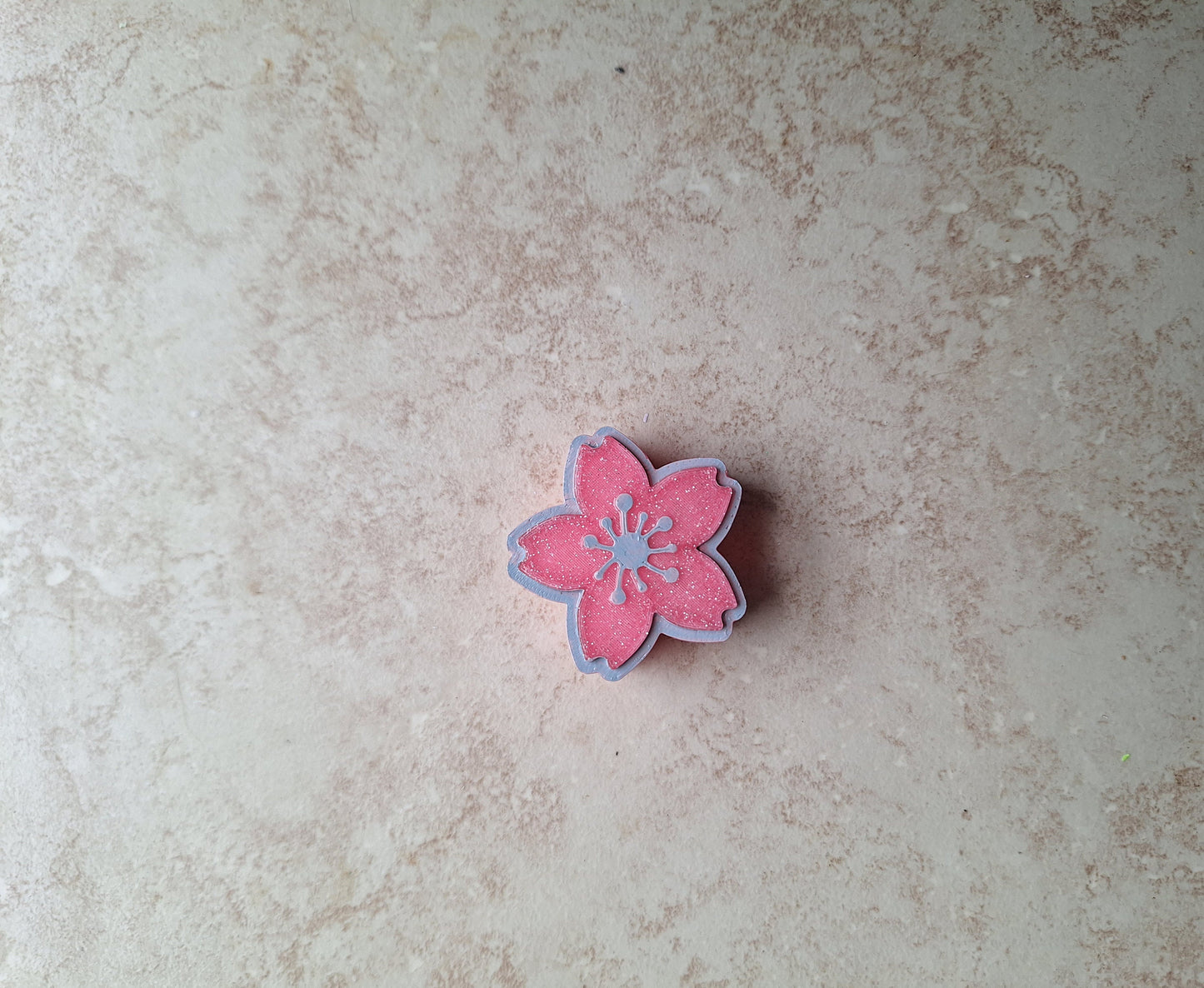 3D printed flower plant straw buddy charm tumbler accessories / tumbler charm straw buddy / kawaii sakura cherry blossom straw topper charm